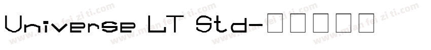 Universe LT Std字体转换